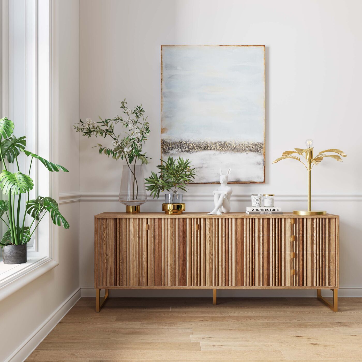 Sideboard Concertina Nature 186x74cm