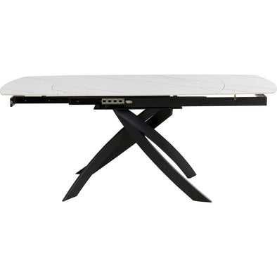 Extension Table Twist Onyx 120(30+30)x90cm