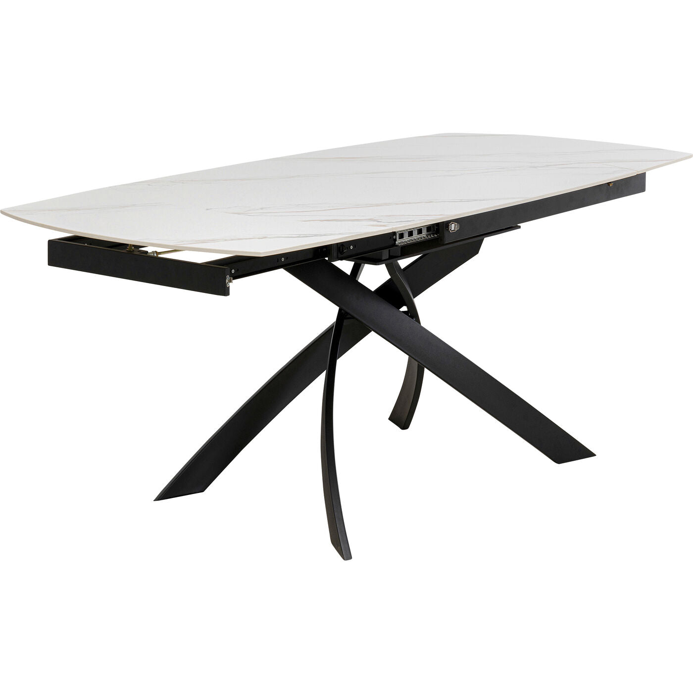 Extension Table Twist Onyx 120(30+30)x90cm