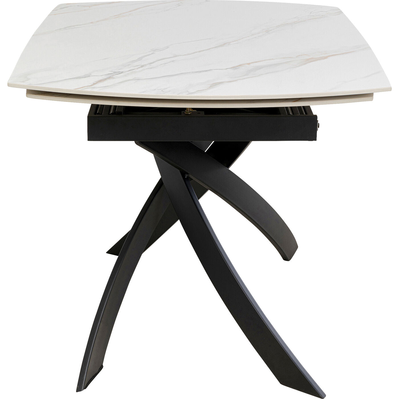 Extension Table Twist Onyx 120(30+30)x90cm