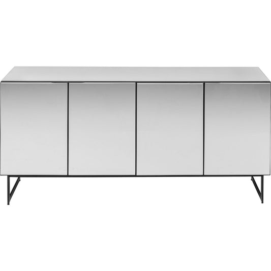 Black Mirrored Sideboard