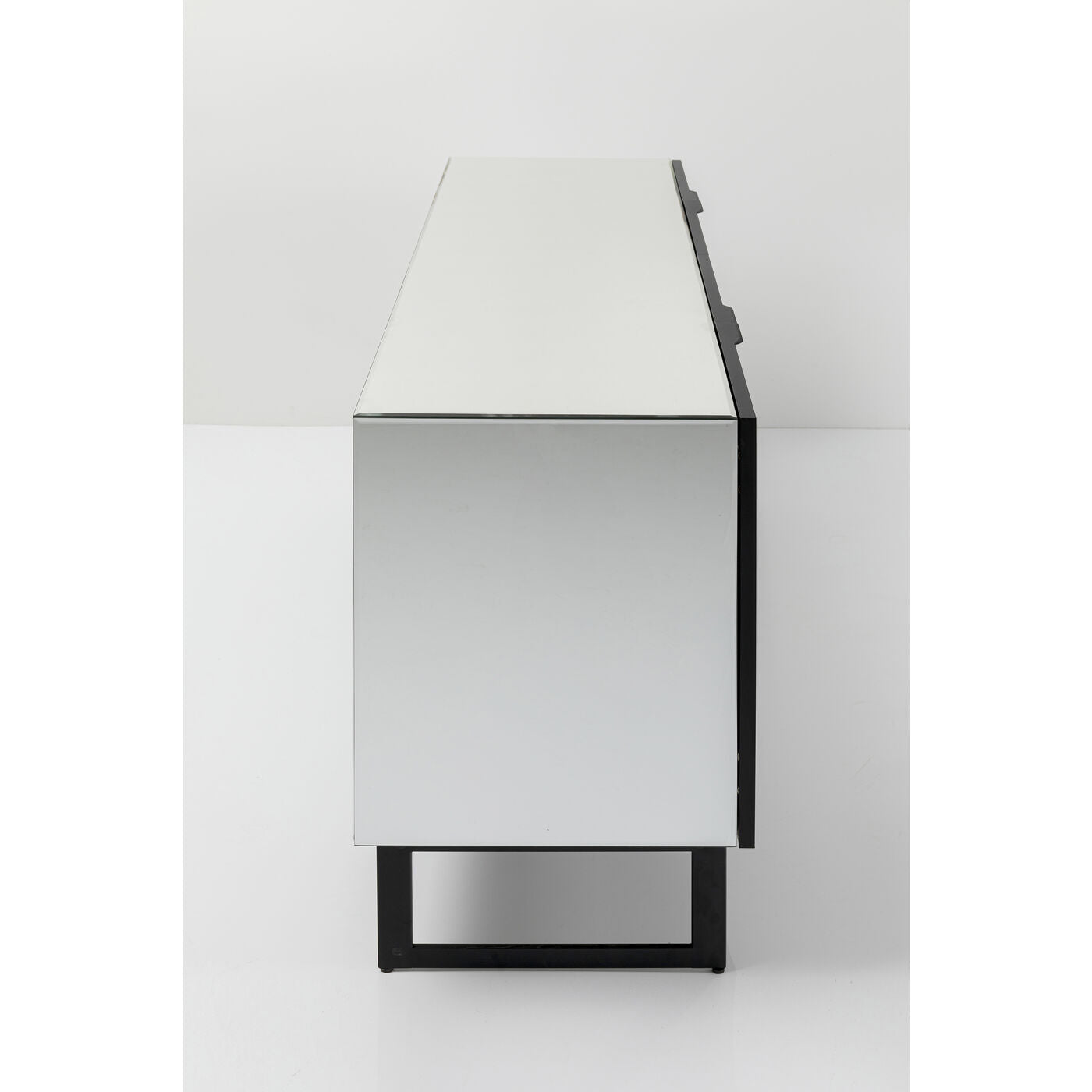 Black Mirrored Sideboard