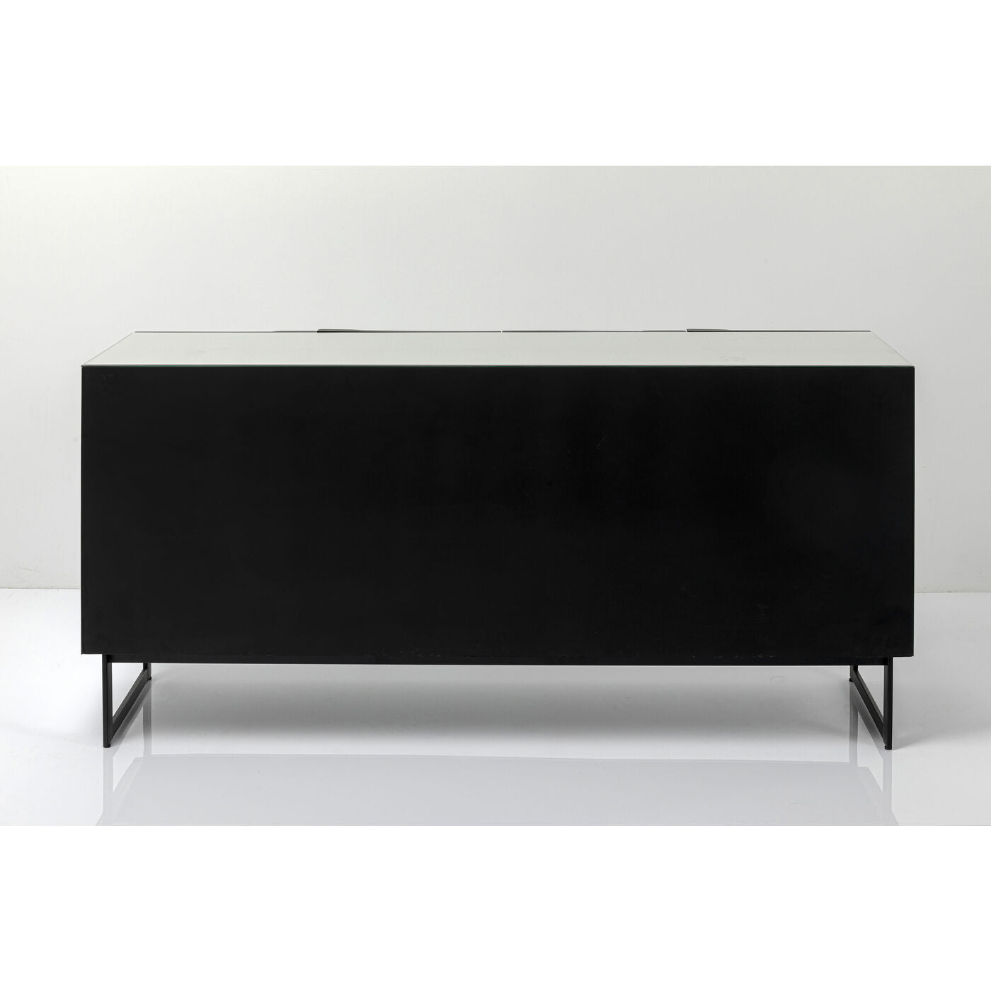 Black Mirrored Sideboard