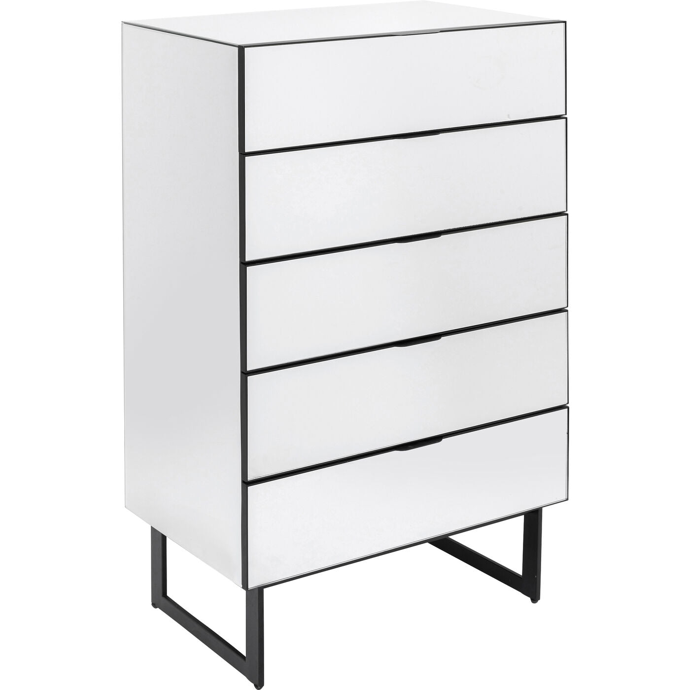 Mirrored Drawer Unit