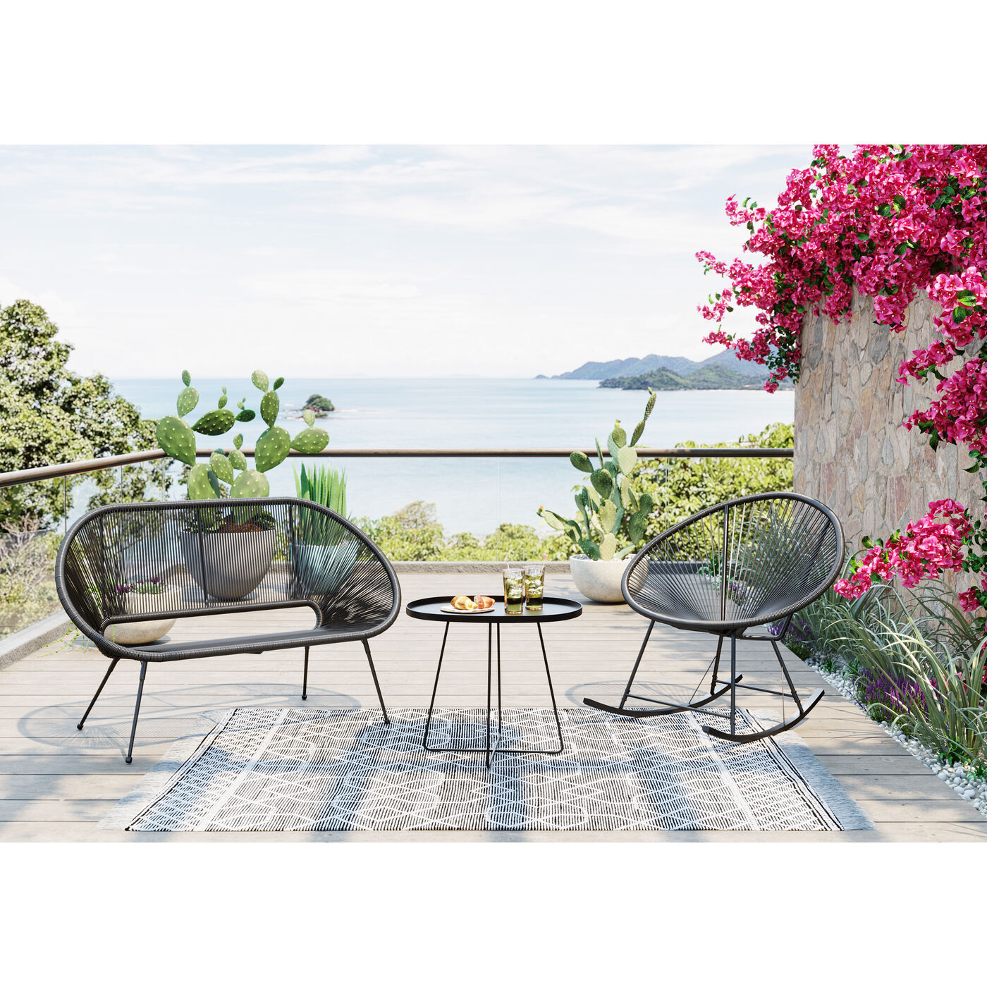 Bench Acapulco Black 