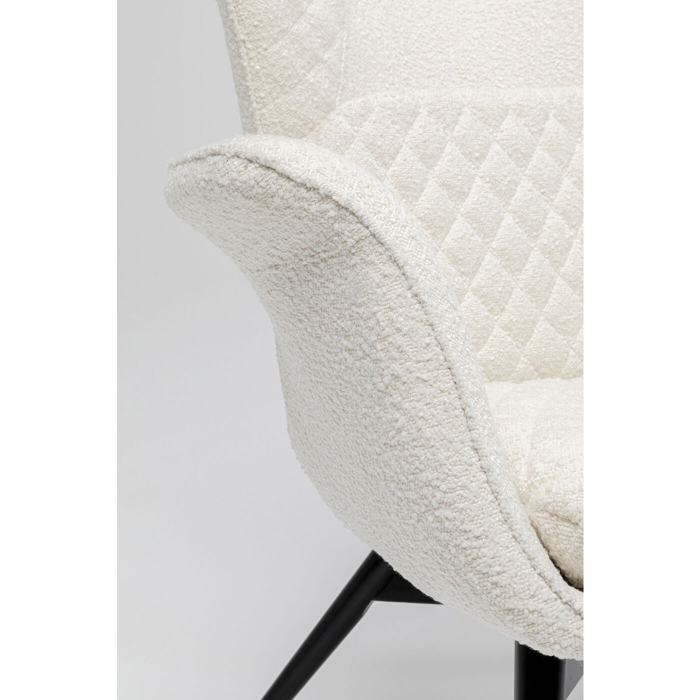 Armchair Tudor Bouclé Cream