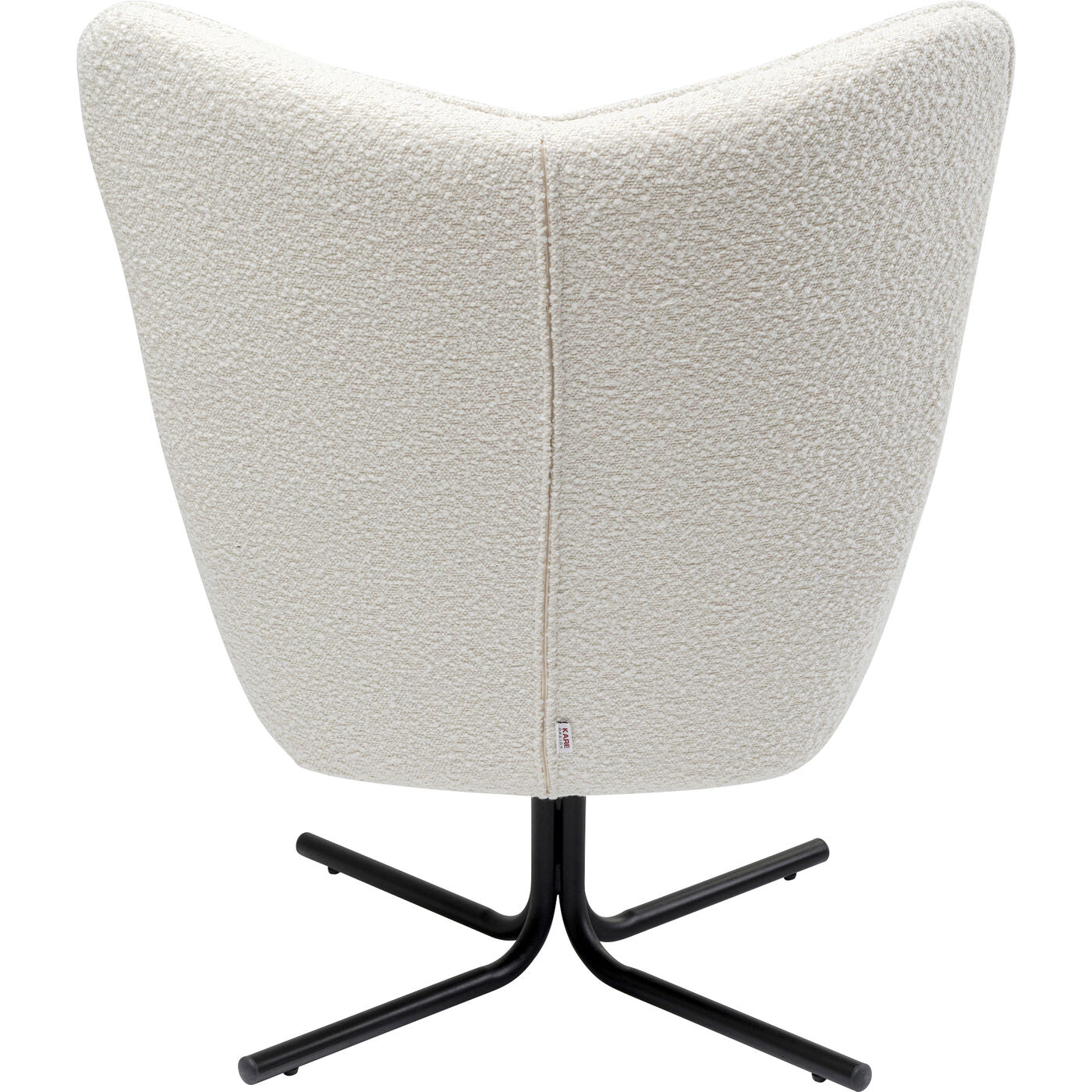 Swivel Armchair Oscar Boucle Cream