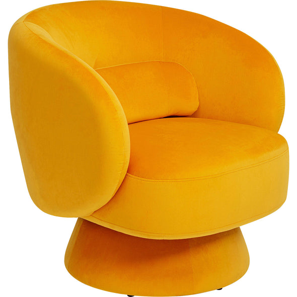 Swivel Armchair Orion Yellow