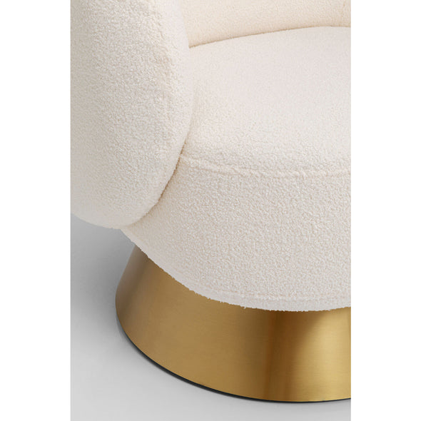 Swivel Armchair Orion White