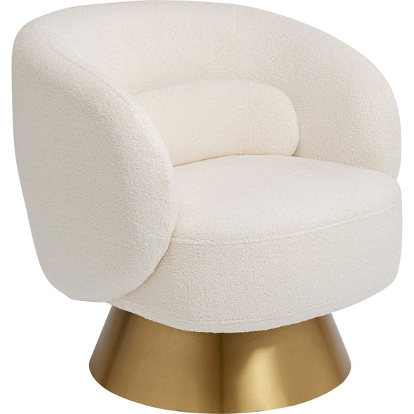 Swivel Armchair Orion White