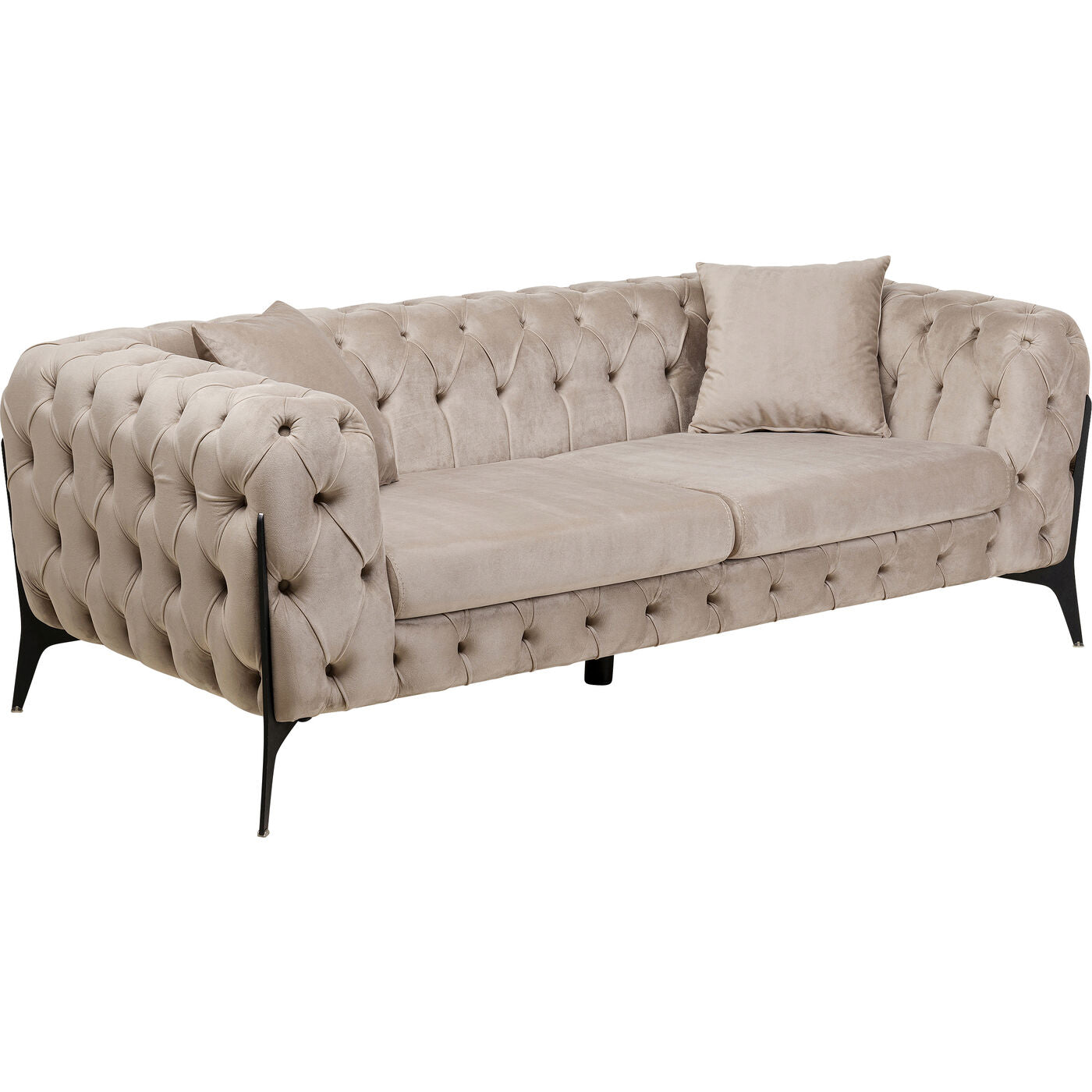 Velvet 2-Seater Sofa