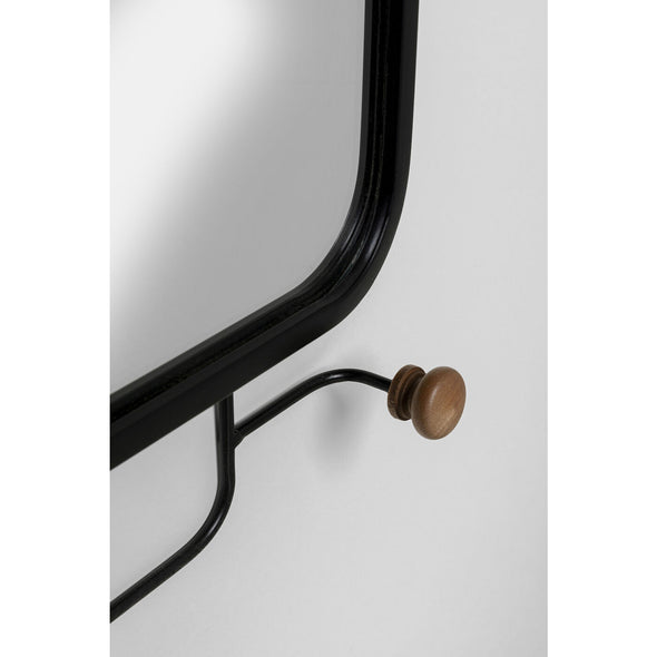 Coat Rack Gina Mirror 50x65cm