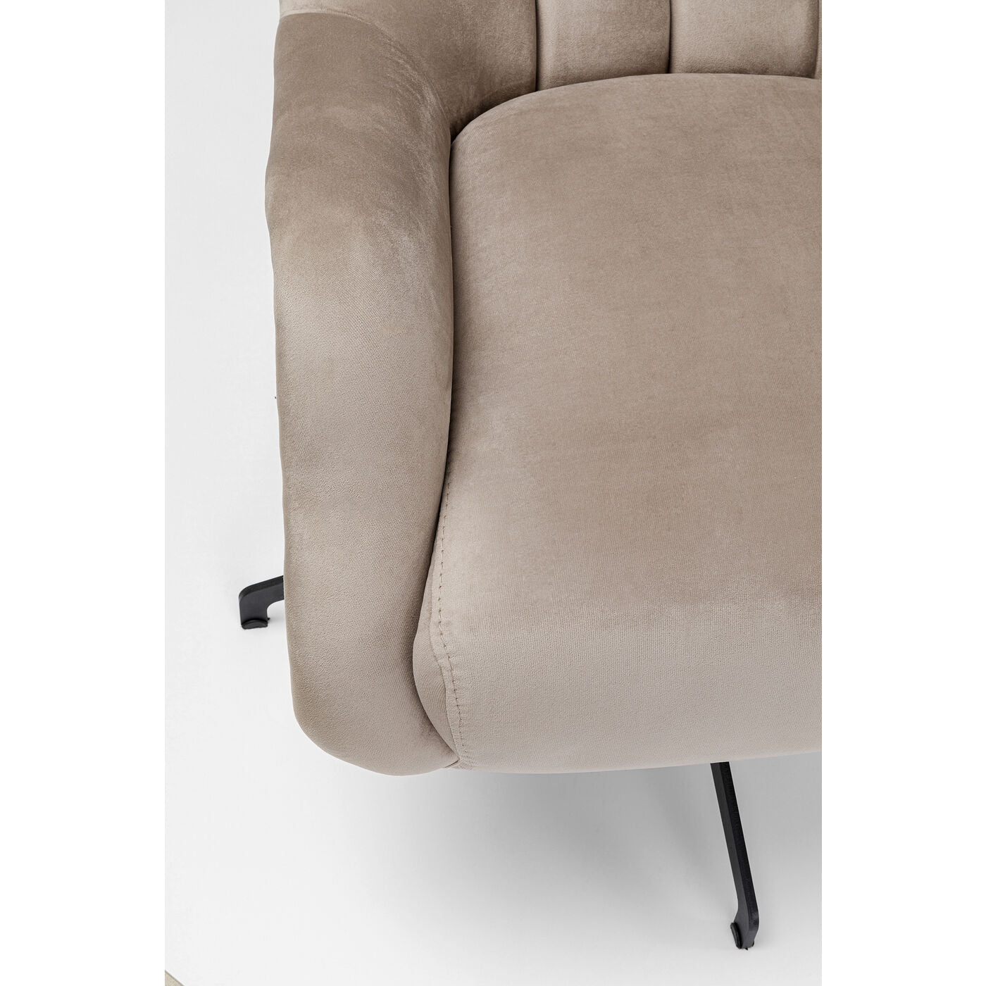 Swivel Armchair Bellissima Velvet Beige