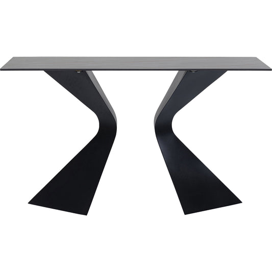 Stylish Black Console Table