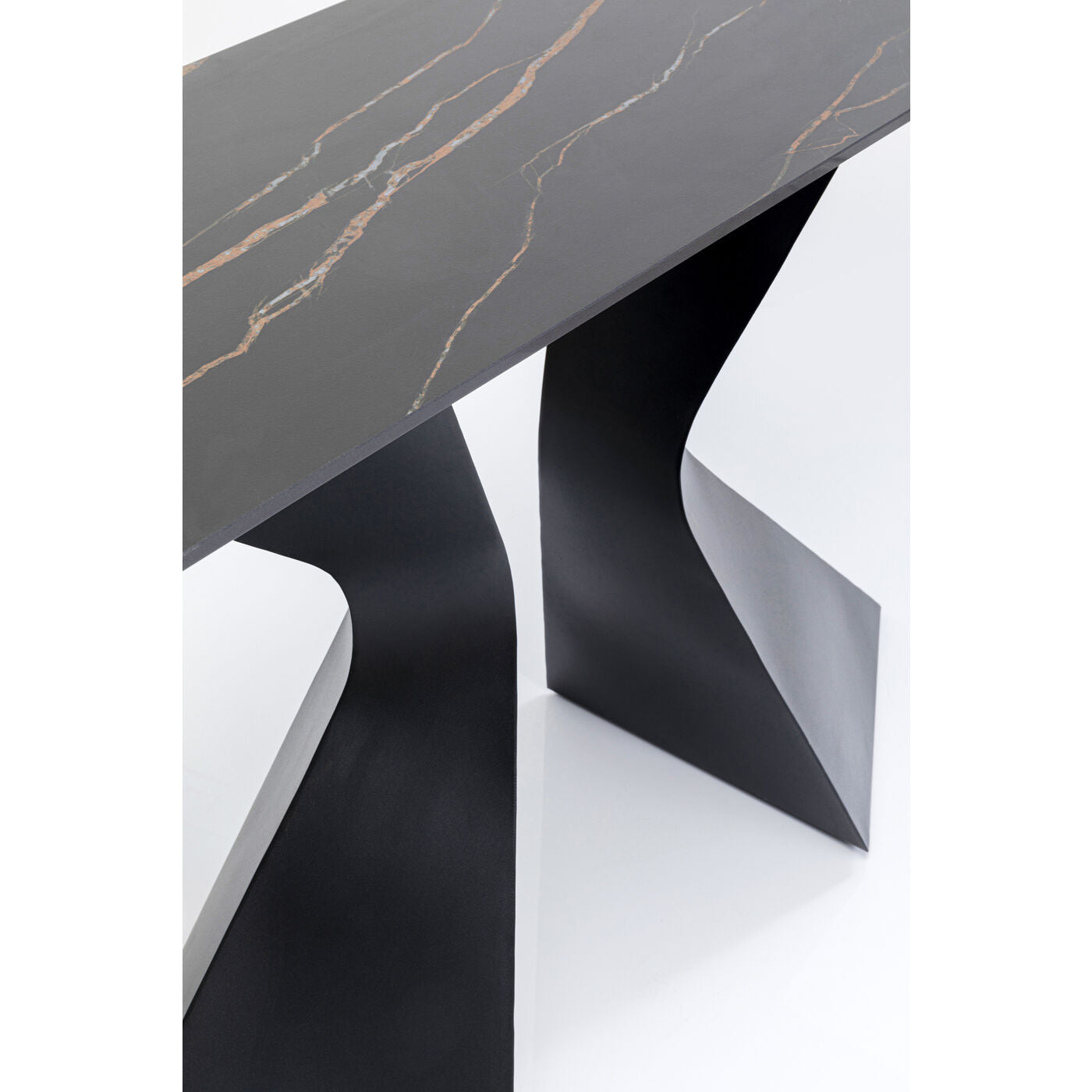 Stylish Black Console Table