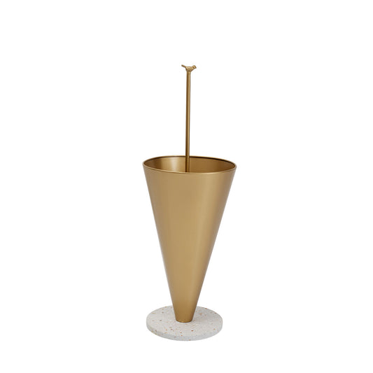 Umbrella Stand Singing In The Rain Gold