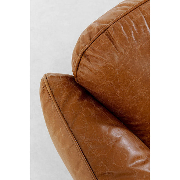 Brown Leather Sofa