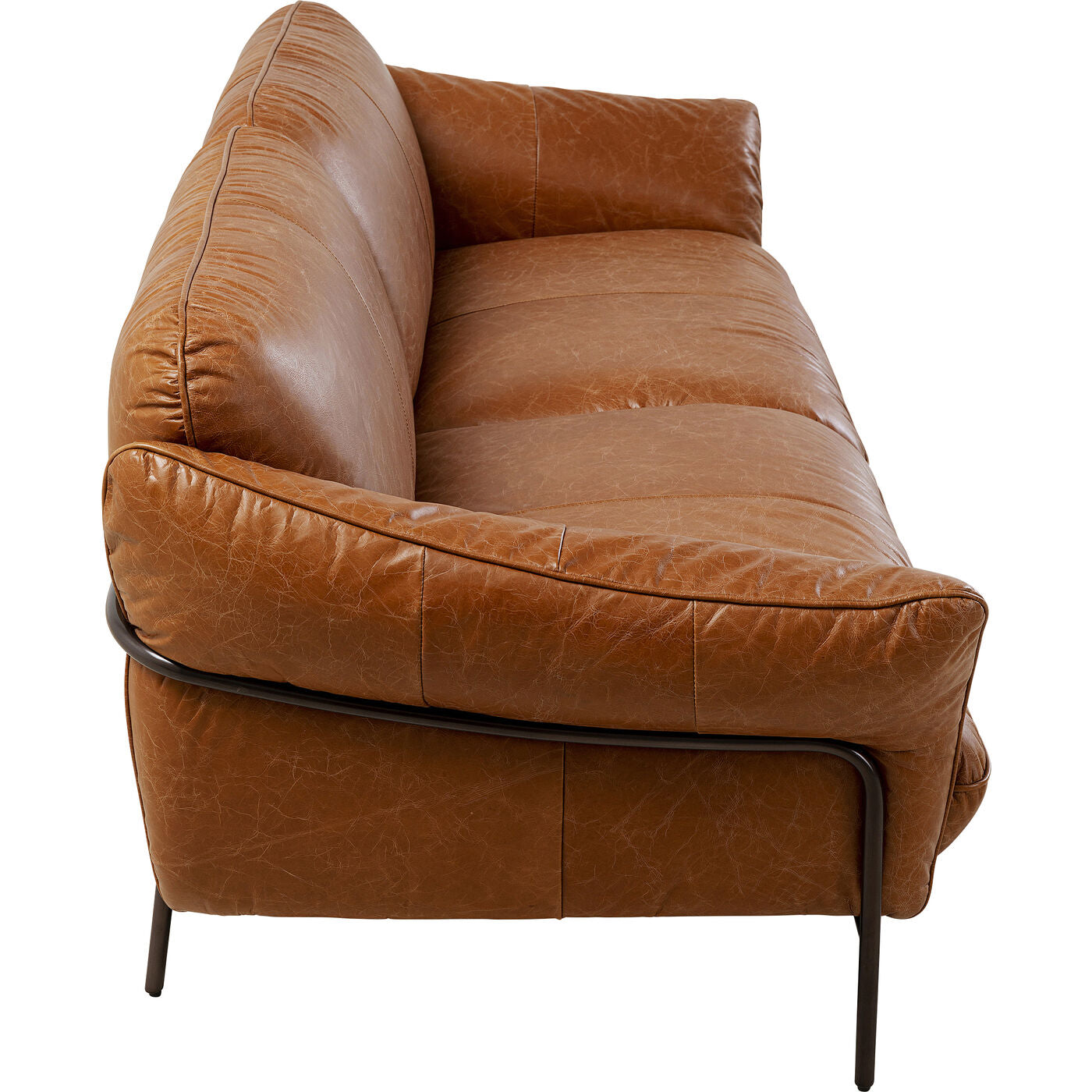 Brown Leather Sofa