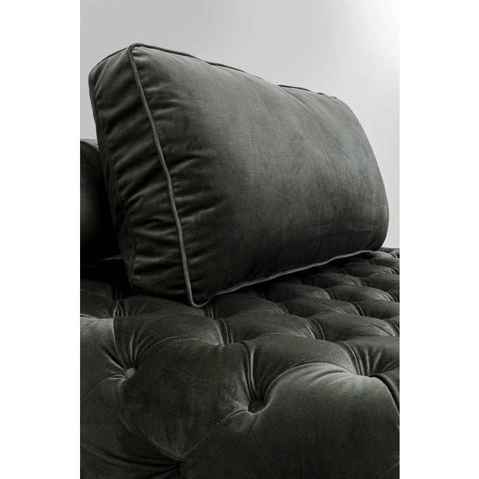 Lounger Bottone Velvet Grey