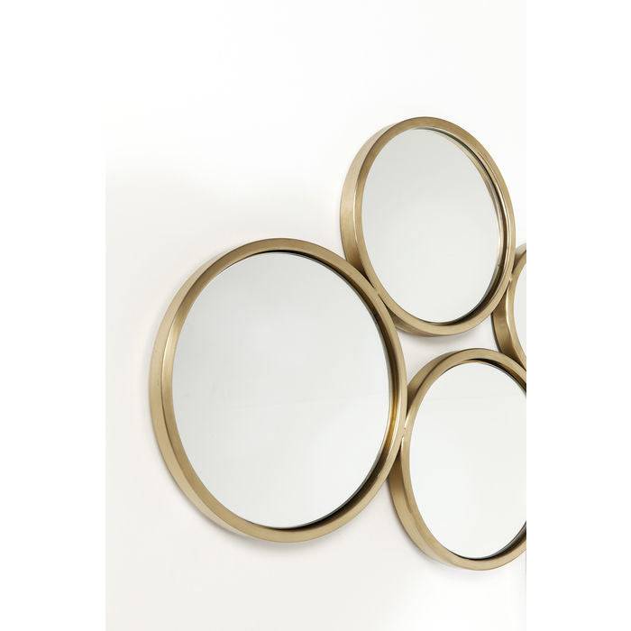 Mirror Bubbles Brass 93x138cm