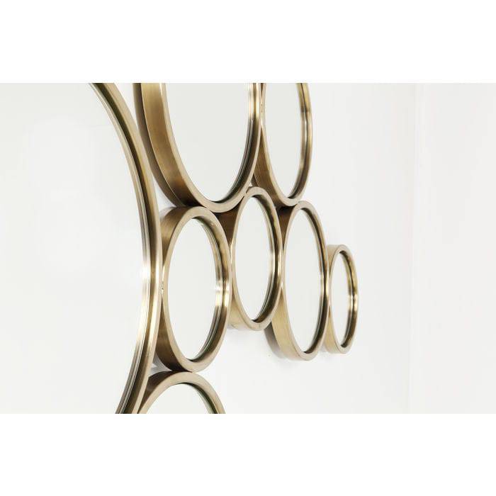 Mirror Bubbles Brass 93x138cm