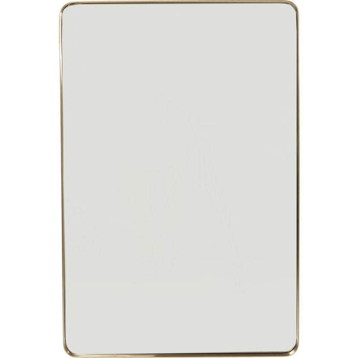 Rectangular Brass Mirror