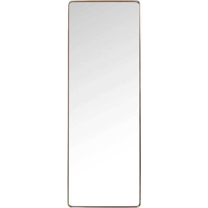 Mirror Curve Rectangular Copper 200x70cm