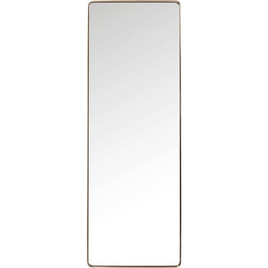 Mirror Curve Rectangular Copper 200x70cm