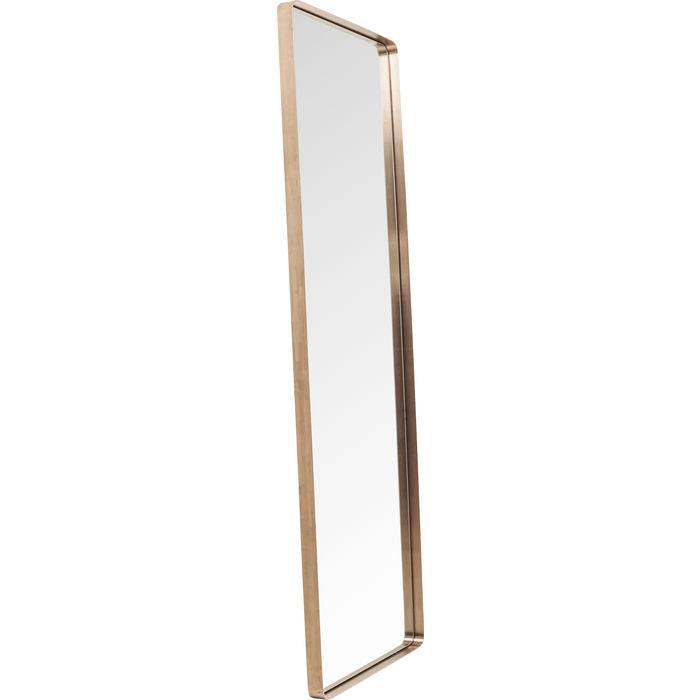 Mirror Curve Rectangular Copper 200x70cm