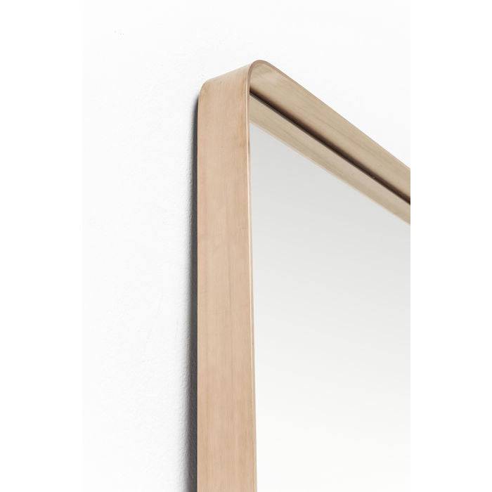 Mirror Curve Rectangular Copper 200x70cm