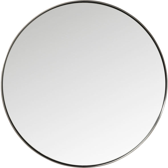 Mirror Curve Round Steel Nature ‚àö√≤100cm