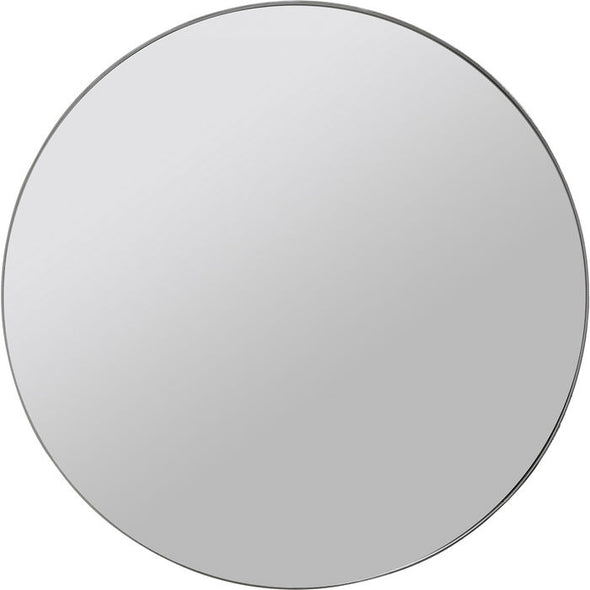 Mirror Curve Round Chrome Ø100