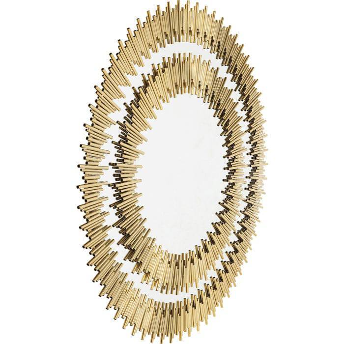 Mirror Solare Gold Ø132cm