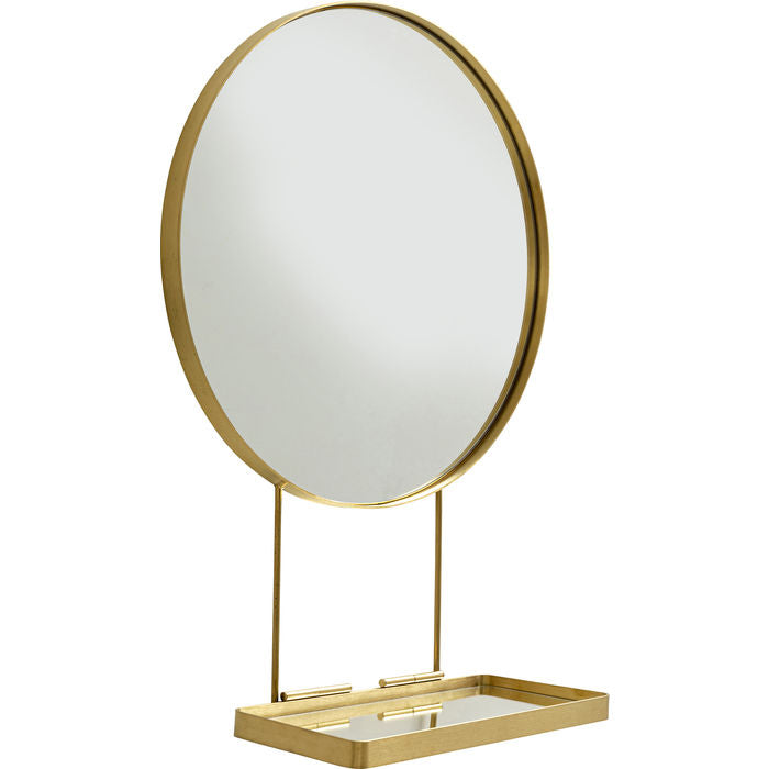 Mirror With Shelf Curve Art ‚àö√≤60