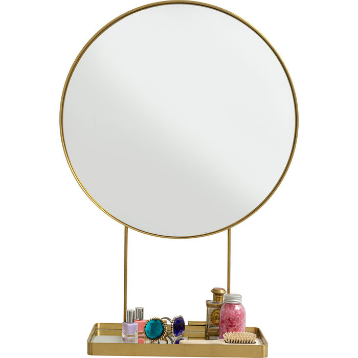 Mirror With Shelf Curve Art ‚àö√≤60