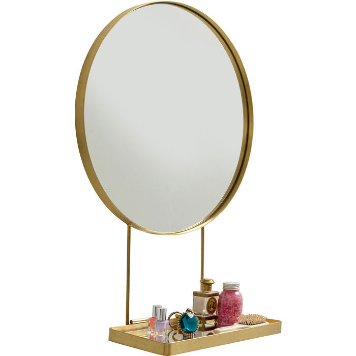 Mirror With Shelf Curve Art ‚àö√≤60