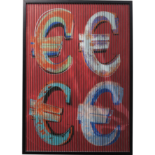 Picture Frame Art 3D Euro 118x83cm