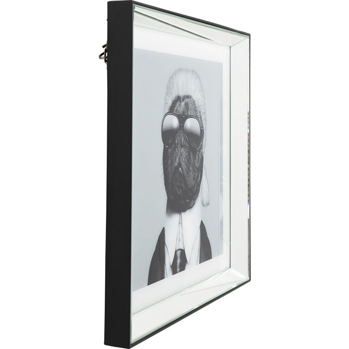 Picture Frame Mirror Designer Dog 60x60