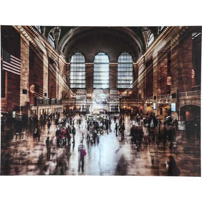 Picture Glass Grand Central Station 120x160cm