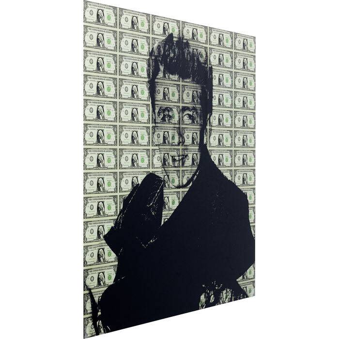 Picture Glass Man of Dollar 100x100 - JULIA VENCE STORE