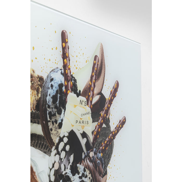 Picture Glass Rich Ice Cream 60x80