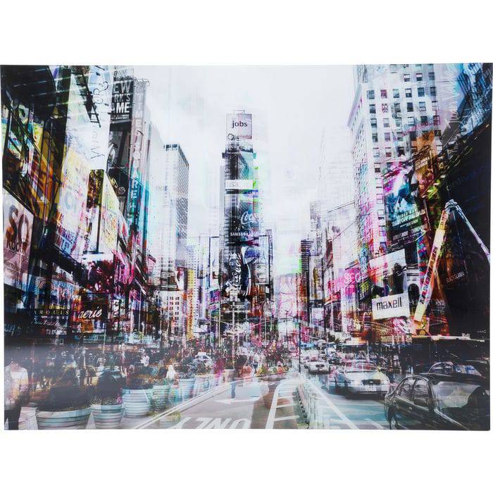 Picture Glass Times Square Move 120x160cm - JULIA VENCE STORE