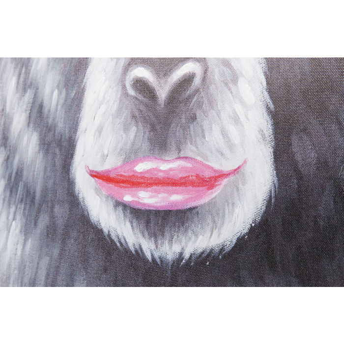 Picture Touched Carnival Monkey 70x70cm