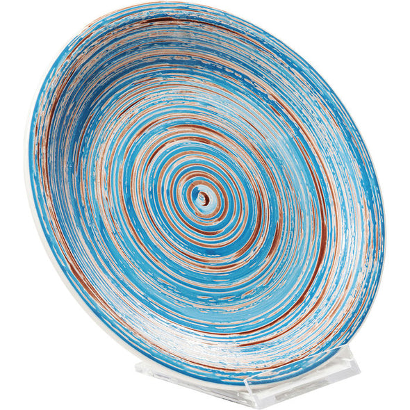 Plate Swirl Blue ‚àö√≤19cm
