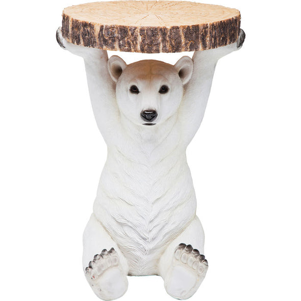 Side Table Animal Polar Bear Ø37cm