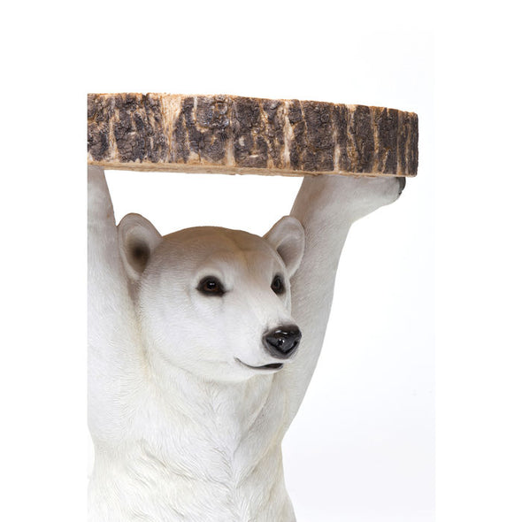 Side Table Animal Polar Bear Ø37cm