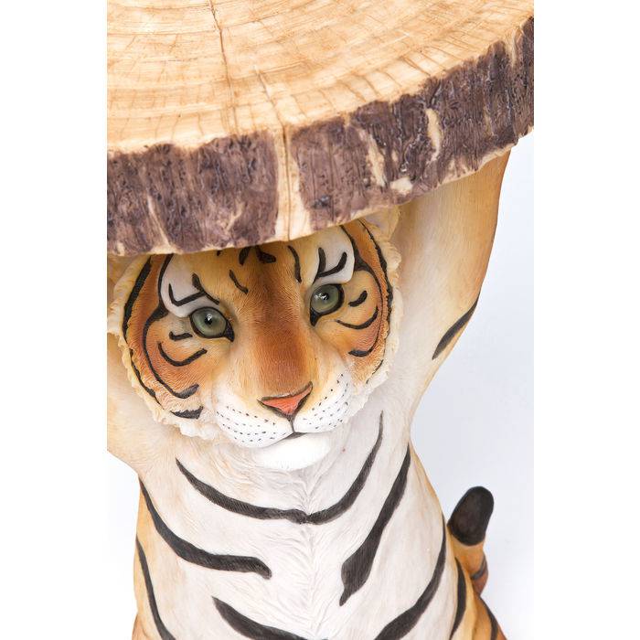 Side Table Animal Tiger Ø35cm