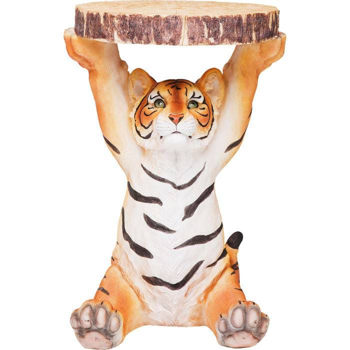 Side Table Animal Tiger Ø35cm