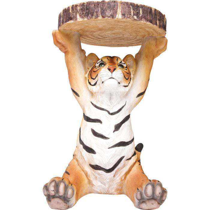 Side Table Animal Tiger Ø35cm