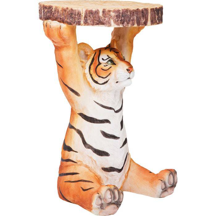 Side Table Animal Tiger Ø35cm